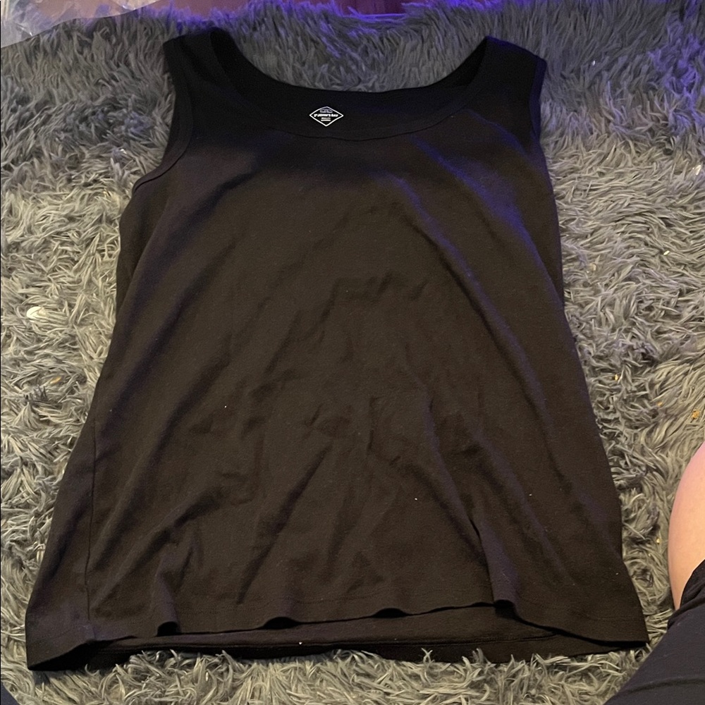 St. John's Bay Black Tank Top